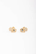 Broquel de oro sólido 14K Mano de Fátima 0.6 mm x 0.4 cm