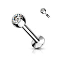 Piercing Básico con Bola y Zirconia 8 mm