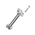 Piercing Dorado Mini Marquesa 8 mm