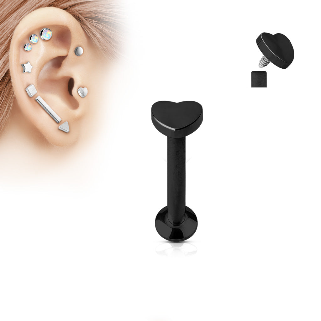 Piercing Negro Mini Estrella 8 mm