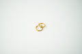 Aretes acero inoxidable WATERPROOF dorados jaguar