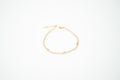 Pulsera  baño de oro de 18k dorada ojos con zirconia turquesa