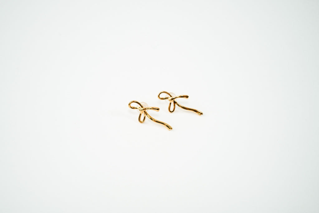 Aretes acero inoxidable WATERPROOF moño
