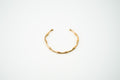 Pulsera acero inoxidable WATERPROOF dorada tipo huesito ajustable
