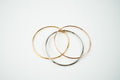 Pulsera acero inoxidable WATERPROOF set de tres colores lisas