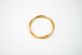 Pulsera acero inoxidable WATERPROOF de resorte enredada triple dorada