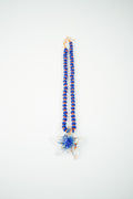 Collar vidrio soplado estrella azul