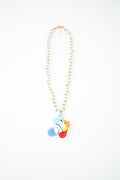 Collar vidrio soplado pez